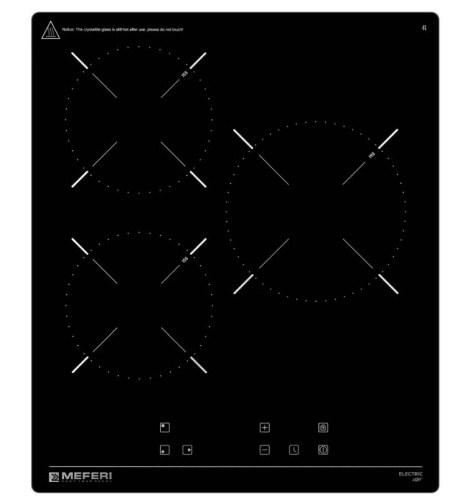 Встраиваемая электрическая варочная панель Meferi MEH453BK Light