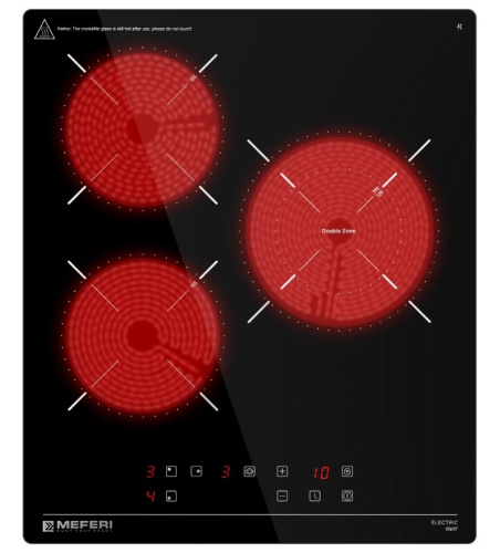 Встраиваемая электрическая варочная панель Meferi MEH453BK Power фото 3