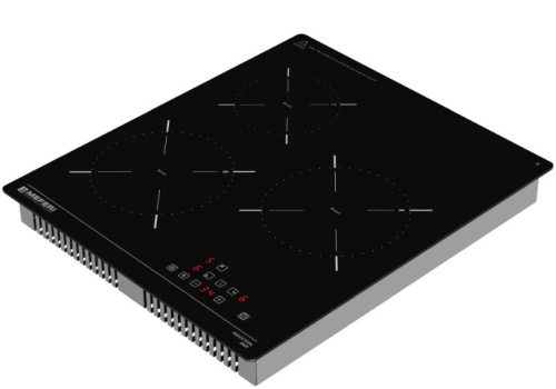 Встраиваемая индукционная варочная панель Meferi MIH453BK Power фото 4