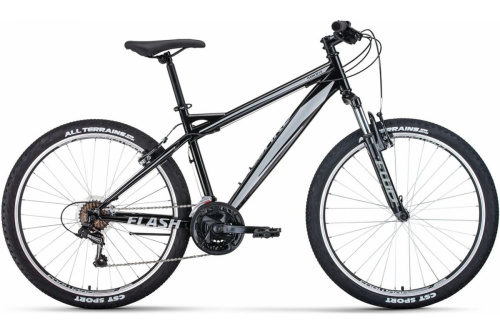 Велосипед Forward Flash RBK22FW26658 черный/серый