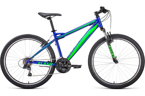 Велосипед Forward Flash RBK22FW26660 синий/ярко-зеленый