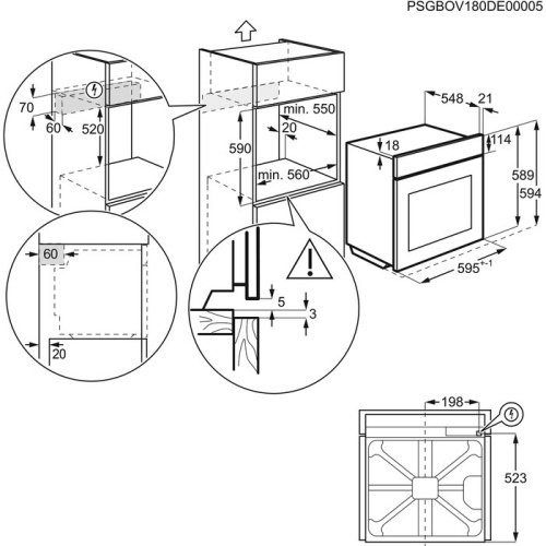 Встраиваемый электрический духовой шкаф Zanussi OPZB 4334 X фото 5