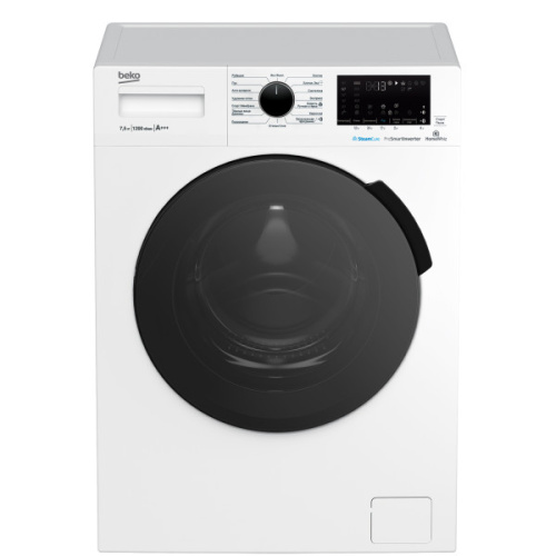 Комплект стиральной и сушильной машины Beko WSPE7H616W + DF 7439SXUV фото 2