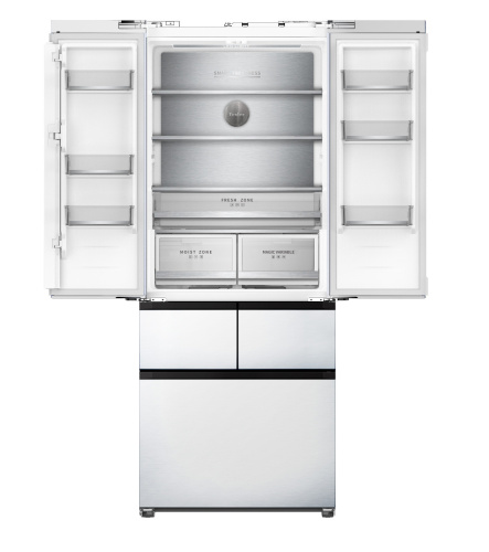 Холодильник Tesler RFD-427BI Sparkling White фото 3