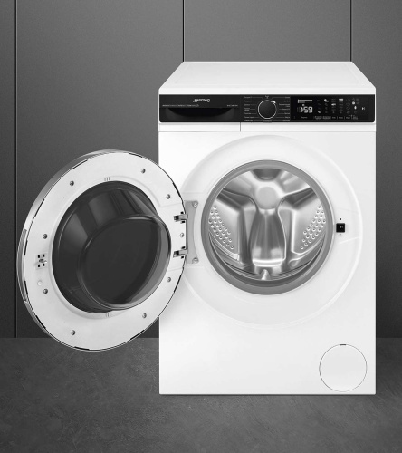 Комплект стиральной и сушильной машины SMEG WM3T24RU + DT393RU фото 6