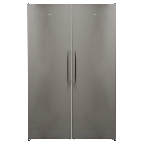 Холодильник Side-By-Side Korting KNF 1857 X + KNFR 1837 X