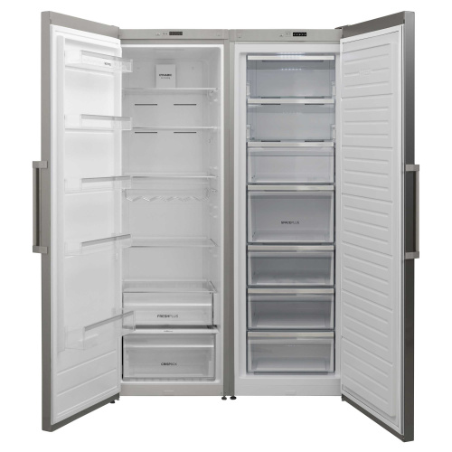 Холодильник Side-By-Side Korting KNF 1857 X + KNFR 1837 X фото 2