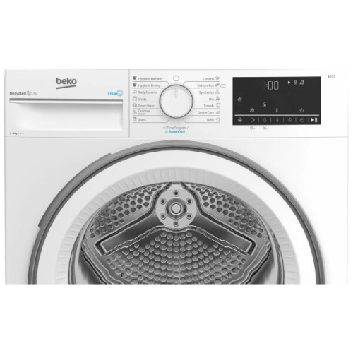 Комплект стиральной и сушильной машины BEKO B3WFR57H2W + B3T68230 фото 2