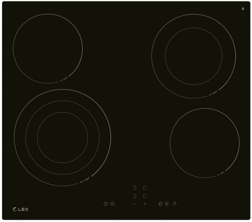 Встраиваемая электрическая варочная панель Lex EVH 642B BL фото 2