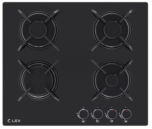 Встраиваемая газовая варочная панель Lex GVG 643A BBL