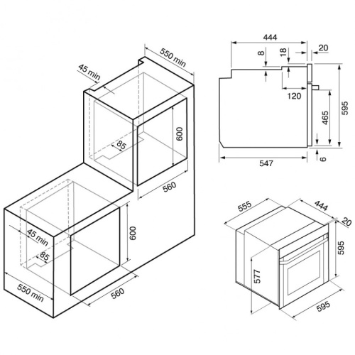 Встраиваемый электрический духовой шкаф Bosch HSG7361B1 фото 4