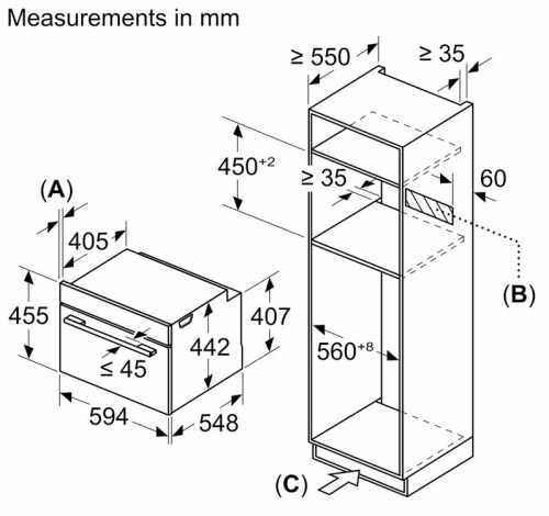 Встраиваемый электрический духовой шкаф Bosch CMG7241W1 фото 6