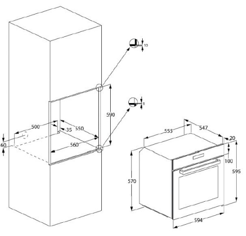 Встраиваемый электрический духовой шкаф Indesit IBFTE 3644 IX фото 4