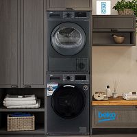 BEKO Комплект стиральной и сушильной машины WSPE7H616A + DF7412GB + Beko PSK_A