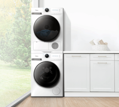 Комплект стиральной и сушильной машины Midea MF200W90WBS/W-RU + MD200D90WB/W-RU фото 8