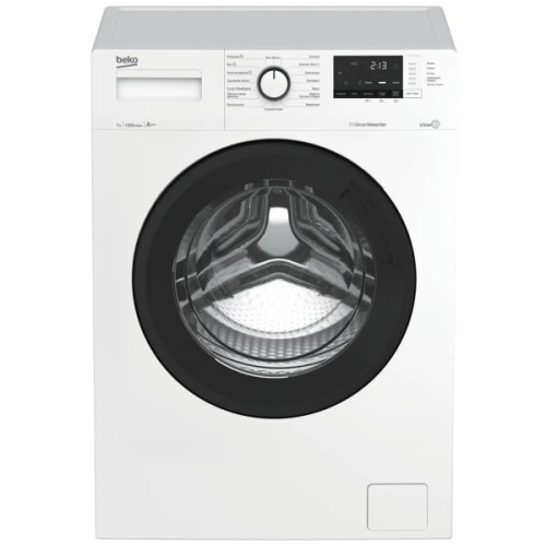Комплект стиральной и сушильной машины Beko WSRE6H612ZAWI + B3T47238 фото 2