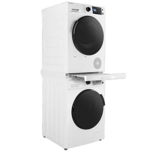 Комплект стиральной и сушильной машины MAUNFELD MFWM149WH + MFDM169WH + WM-SK  фото 13