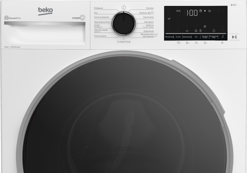 Комплект стиральной и сушильной машины Beko B3WFR57H2W + B5T69233 фото 5