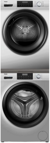 Комплект стиральной и сушильной машины Haier HW90-BP14929BS + HD90-A2929BS фото 2