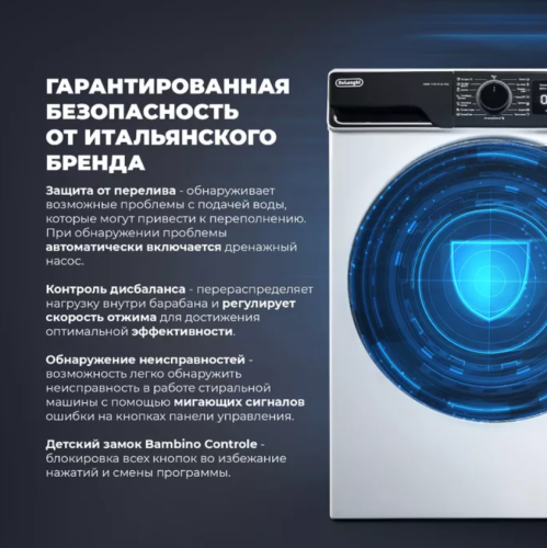 Стиральная машина Delonghi DWM 1145 VI ALICIA фото 7