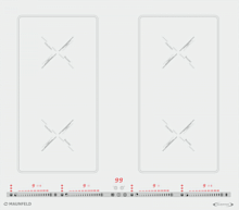 Индукционная варочная панель Maunfeld CVI594SB2WHA Inverter