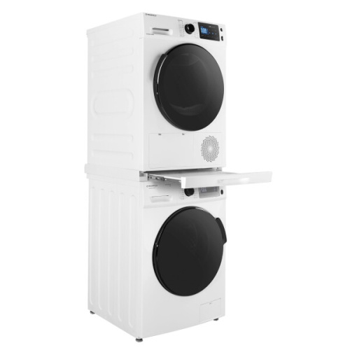 Комплект стиральной и сушильной машины Maunfeld MFWM147WH + MFDM169WH + WM-SK фото 2