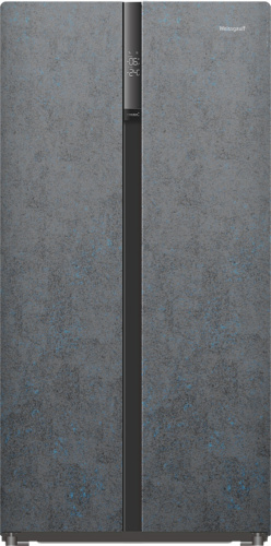 Холодильник Weissgauff WSBS 500 Inverter NoFrost Rock Glass фото 2