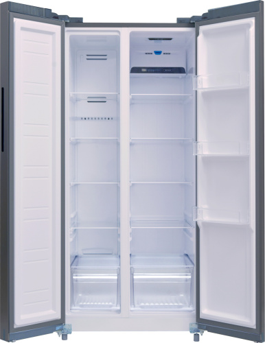 Холодильник Weissgauff WSBS 500 Inverter NoFrost Rock Glass фото 3