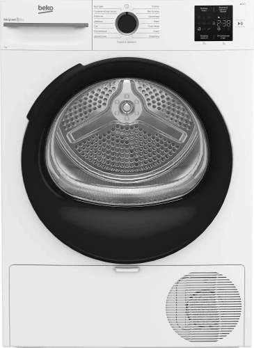 Комплект стиральная и сушильная машина Beko RSPE 78612W + BM3T37220 фото 3