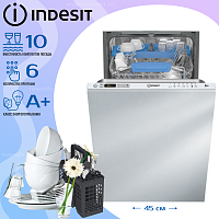 Встраиваемая посудомоечная машина Indesit DISR 57M19 CA