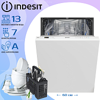 Встраиваемая посудомоечная машина Indesit DIC 3B+16 A