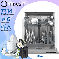 Встраиваемая посудомоечная машина Indesit DI 4C68