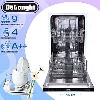 Встраиваемая посудомоечная машина DeLonghi DDW06S Lamethysta