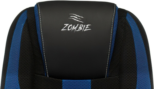 Кресло игровое Zombie 9 черный/синий фото 6