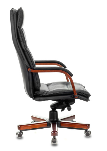 Кресло руководителя Бюрократ T-9927WALNUT/BLACK фото 5