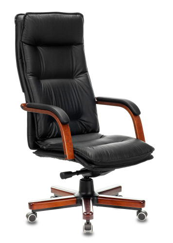 Кресло руководителя Бюрократ T-9927WALNUT/BLACK фото 6