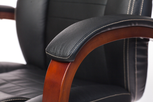 Кресло руководителя Бюрократ T-9923WALNUT/BLACK фото 4