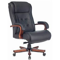 Кресло руководителя Бюрократ T-9926WALNUT/BLACK