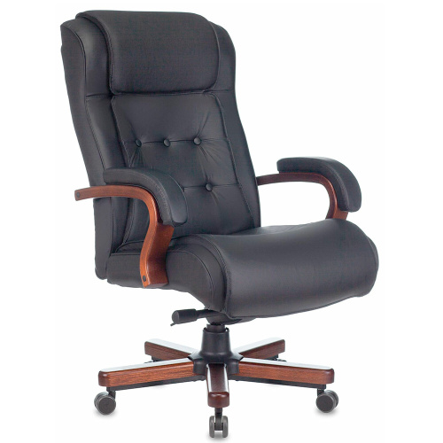 Кресло руководителя Бюрократ T-9926WALNUT/BLACK фото 2