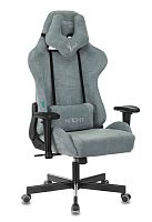 Кресло игровое Бюрократ Viking Knight LT28 Fabric серый/голубой