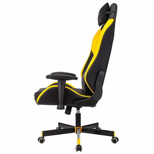 Компьютерное кресло Бюрократ Knight Neon Yellow фото 4