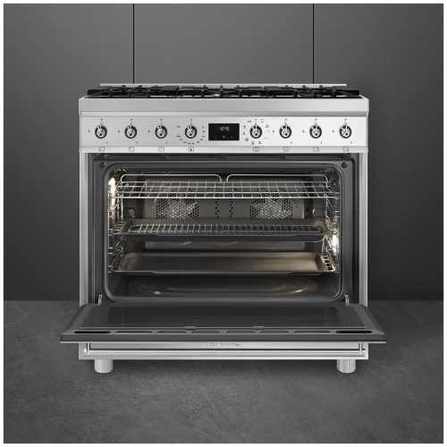 Газовая плита Smeg C9GMX2 фото 2