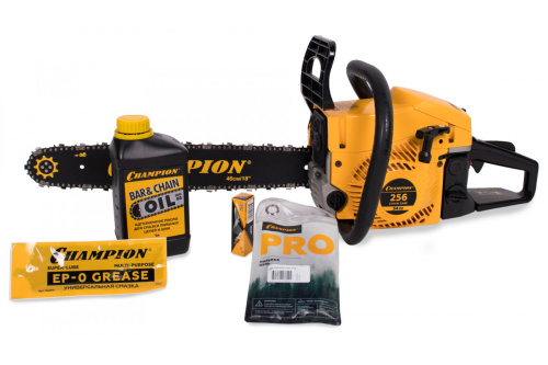 Бензопила Champion A256-18 фото 4