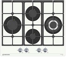 Встраиваемая газовая варочная панель Meferi MGH604WH Glass Ultra