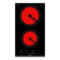 Встраиваемая электрическая варочная панель Hyundai HHE 3286 BG черный