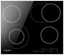 Встраиваемая электрическая варочная панель Samsung NZ64T3516AK/WT