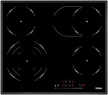 Встраиваемая электрическая варочная панель Haier HHY-C64TOVB