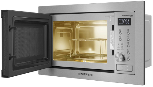 Встраиваемая микроволновая печь Meferi MMO6025IX Power фото 6