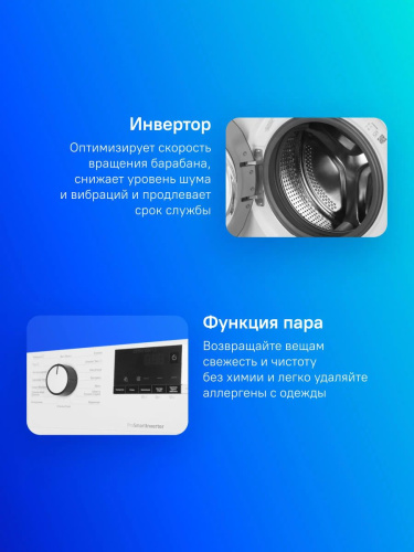Стиральная машина Beko WSRE6H612ZAWI фото 19