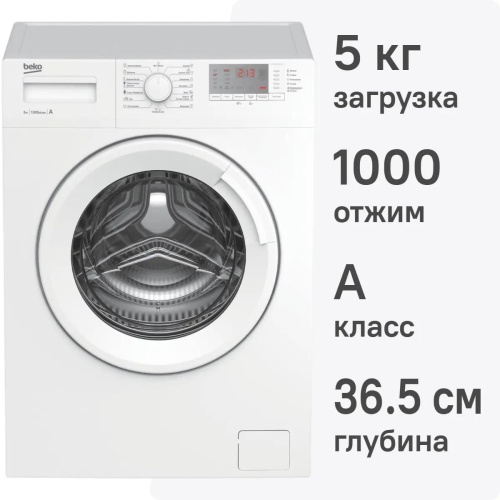 Стиральная машина Beko WRS5512BWW